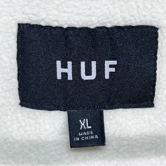HUF Highland Polar Fleece Overshirt Size XL - Picture 10 of 13
